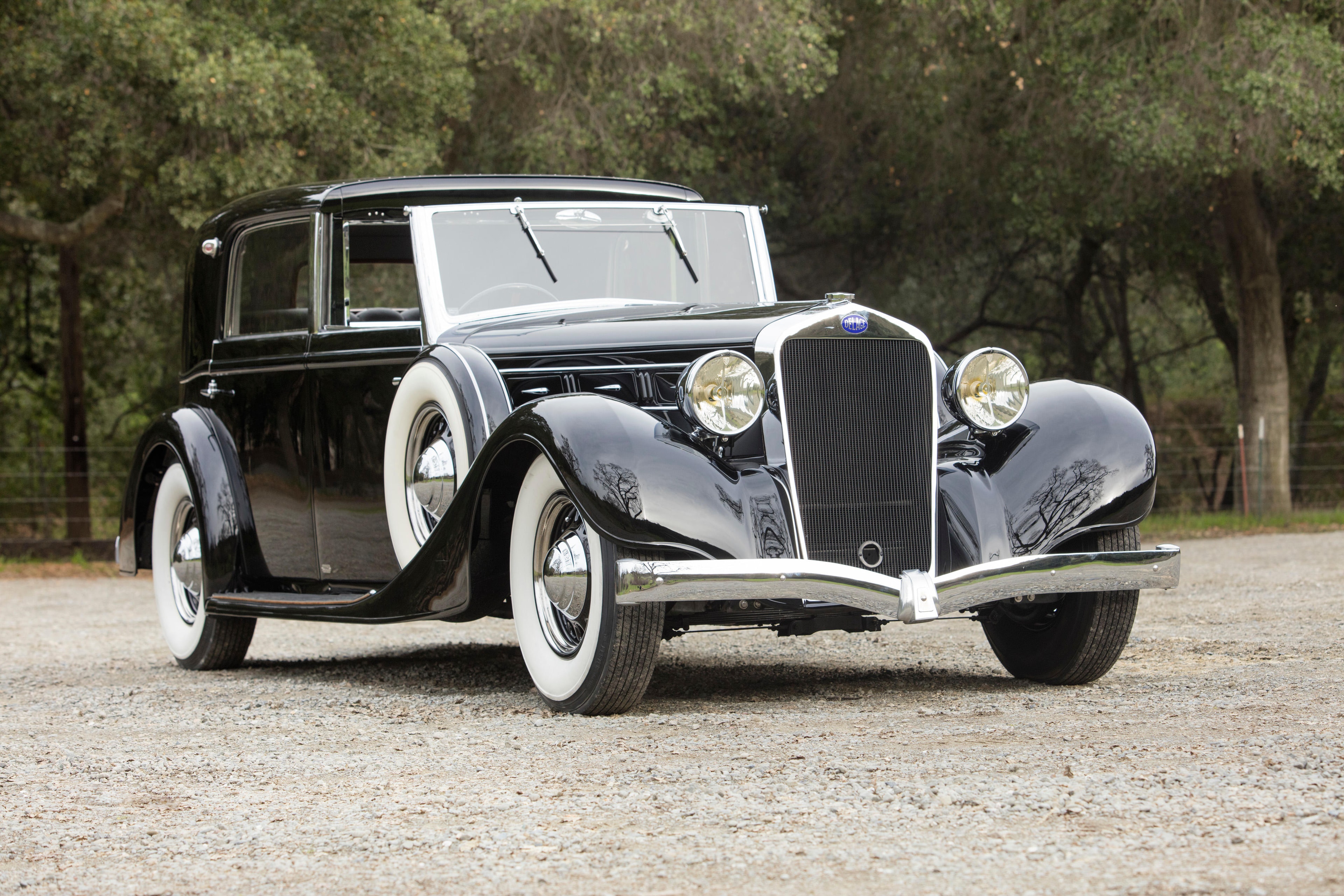 1937 Delage D8-100 Coupé Chauffeur — The sole surviving Delage D8-100 of this style